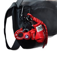 Nouveau porte-clés, accessoire de sac de sport, décoration gant de boxe, pendentif décoratif pour sac à haute valeur esthétique ND-ZY-6
