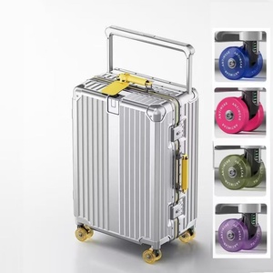 Valigia Trolley da Viaggio con Manico Largo, Ruote Silenziose Colorate e Serratura TSA - Product Image 1