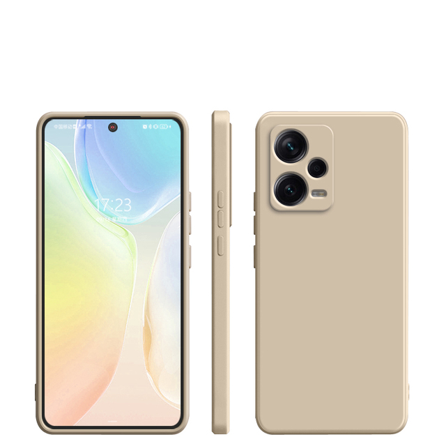 For Redmi Note12 Pro Case Silky Liquid Silicone Back Cover For Xiaomi Redmi Note 12 12S Pro Plus 5G Phone Cases Shockproof