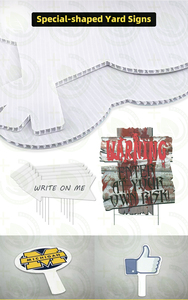 4mm corflute nhựa sân dấu hiệu 18x24 với h-cổ phần sân dấu hiệu giá rẻ tùy chỉnh nhựa quảng cáo sinh nhật sân dấu hiệu - Product Image 5