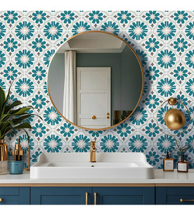 Adhesivo de Pared 3D Moderno <span class=keywords><strong>con</strong></span> Diseño de Cristal, <span class=keywords><strong>Parquet</strong></span> Autoadhesivo Europeo para Decoración de Interiores, Baños y Cocinas - Product Image 3