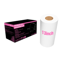 Rouleau et feuille de film PET DTF 60cm 30cm A3 A4 Papier DTF pour imprimante DTF Impression pour petites entreprises Impression de t-shirts