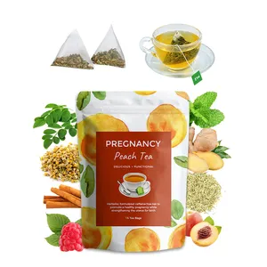 pregnancy private label peach flavor fertility tea for women health tea female fertility tea to get pregnant