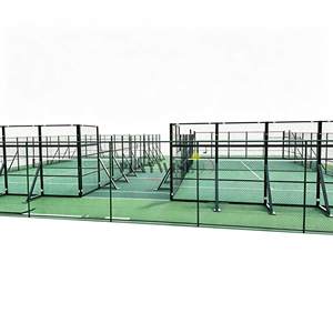 Pista de Pádel Móvil con Techo Resistente a la Lluvia - Pista de Pádel Panorámica de Fácil Instalación 20x10m H005, Diseño Panorámico que Ofrece una Vista Panorámica - Product Image 3