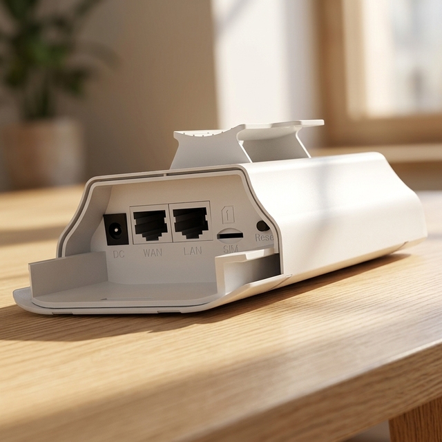 IP65 Waterproof 4G LTE Outdoor CPE with SIM Card Slot 300Mbps Wireless WiFi Router for Remote Internet Access