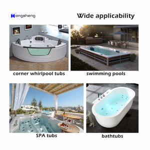 45 độ trắng <span class=keywords><strong>PVC</strong></span> khuỷu tay-bền nhựa đường ống dẫn nước nén Phụ kiện cho phòng tắm 2 người ngoài trời/máy bay phản lực bồn tắm Spa nước - Product Image 6