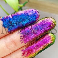 Échantillon Gratuit Mcess Ombre à Paupières Ombre à Paupières Multi-chrome Holographique Caméléon Flocons Cosmétiques Ombre à Paupières Mica