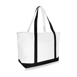 Bolso de punto para mujer, bolsa de almacenamiento de hilo, bolsa de proyecto tejida de algodón con bolsillos para viaje <span class=keywords><strong>y</strong></span> ganchillo - Product Image 4