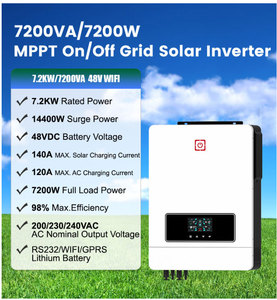 Xingzhijie 220/240/230VAC tấm pin mặt trời, 48VDC kép PV Inverter MPPT kiểm soát tất cả trong một biến tần 1.6/3.2kw quang điện biến tần - Product Image 3
