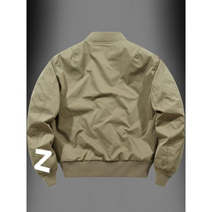 Veste de sport courte décontractée et légère, vintage, grande taille, personnalisable, veste de baseball tendance, style baseball ample, vêtements d'extérieur - Product Image 1