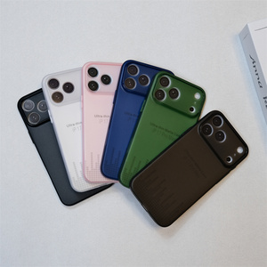 Fundas Traseras Ultrafinas Mate de TPU Originales de Fábrica para iPhone 17 Pro Max/16E/15 Pro/14 <span class=keywords><strong>Plus</strong></span>/13 Mini/Xs Max/XR - Product Image 5