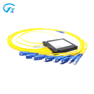 SC UPC/APC connettore 1x8 1x16 LGX Box Cassette Card inserimento tipo splitter plc fibra splitter divisore de fibra plc - Product Image 4