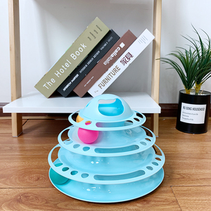 Nouveau Design Interactif En Plastique Pour Animaux de Compagnie Chat Disque Jouet de <span class=keywords><strong>Griffoir</strong></span> de Chat Jouets - Product Image 6