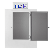 Équipement de cuisine d'extérieur Réfrigérateur à congélateur à température unique avec stockage de glace en sac pour la crème glacée de l'usine