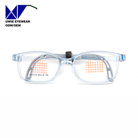 Lunettes optiques rectangulaires personnalisées OEM en silicone et EMS, anti-lumière bleue, pour enfants et adolescents, taille 49-16-135, MOQ flexible (100 pièces)
