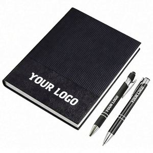 High-Quality Custom Logo A5 <b>Diary</b> Promotional Soft Leather Splicing <b>Notebook</b> Suitable for Business School Meetings - Product Image 1