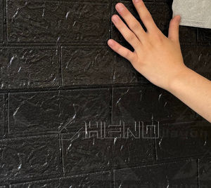 Papier peint imperméable auto-adhésif Wayon facile à installer, panneau mural de cuisine en mousse PE, papier brique - Product Image 2