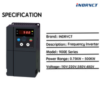 Konverter Drive VFD AC industri tiga fase 380V, Inverter konverter Drive 1,5 kW 2HP dengan kontrol V/F untuk kipas pompa & Motor