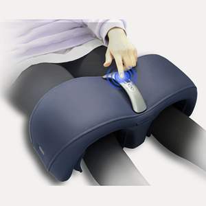 Masseur de genou à pression d'air bleu foncé - Product Image 6