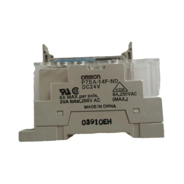 P7SA-14F-ND 14Pin 24VDC Independent Relay Socket Max 20A Switching Current DIN Rail Base Relay