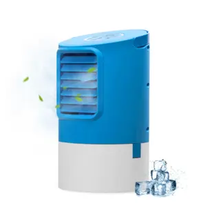 2020 Air Coolers Mini Desktop Fan Cooling Humidifying Portable Air ConditionerためOffice Home
