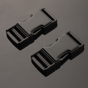 Hebilla de Liberación Lateral de Aleación de Zinc Negra, Accesorios Duraderos para Bolsas, Mochilas y Riñoneras - Product Image 1