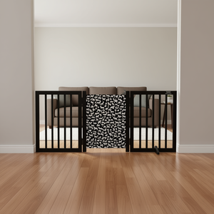 Db Wholesale - Barrera Plegable para Perros, 24 H x 80.3 W, 4 Paneles, Diseño con Estampado Animal, para Espacios Anchos y Estrechos - Product Image 2