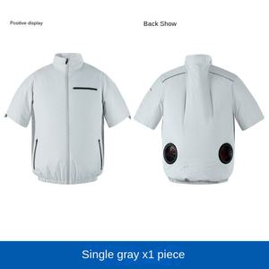 Japonya güney kore erkek açık balıkçılık soğutma fanı üniforma kadın yaz giyilebilir soğutma hava yelek erkek yelekler yelekler - Product Image 6