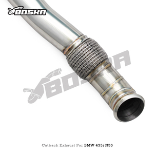 Sistema de escape Catback personalizado para BMW 435i/440i F32/F33/F36 3.0T 2014-2020 Boska Valvetronic con kits de control remoto. - Product Image 3