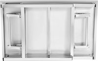 Table pliante en acier inoxydable multifonctionnelle pour le camping en plein air et le barbecue