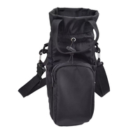 600D Polyester isolé bouteille d'eau sac de transport téléphone poche Sport de plein air isotherme refroidisseur tasse couvre