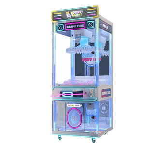 Machine de jeu à roue en métal à 60 clips, machine à découper les puzzles à clé porte-bonheur gratuite, machine distributrice de cadeaux, plateau tournant, pince à pièces - Product Image 1