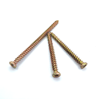 Vis à béton à tête fraisée à empreinte Torx plaquée jaune de haute qualité optimale pour un usage professionnel