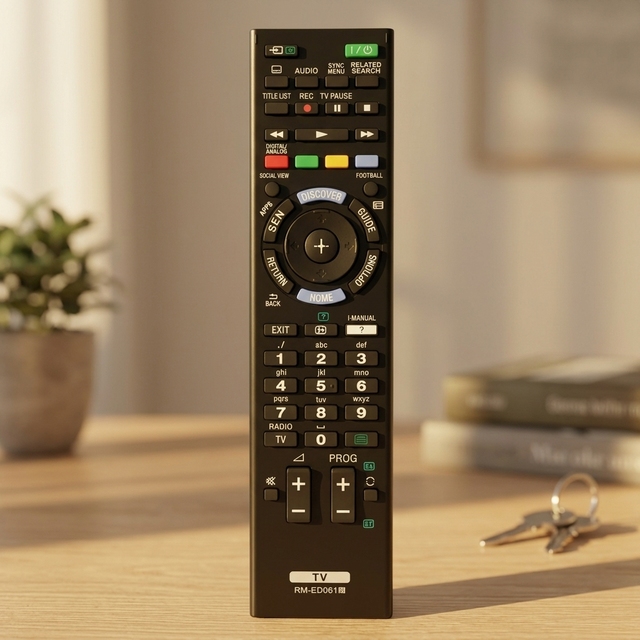 New Replace RM-ED061 433MHz AAA Battery Remote Control for TV KDL-42W706B KDL-32W706B KDL-50W829B with 20m Range