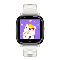 Delgado 4G niños GPS reloj inteligente ubicación SOS llamada telefónica videollamada Cámara alarma para niños y niñas
