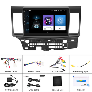 Podofo 2 DIN 10.1 ''android đài phát thanh xe hơi xe Stereo autoradio Wifi GPS <span class=keywords><strong>Navigation</strong></span> BT FM/<span class=keywords><strong>RDS</strong></span> cho Mitsubishi Lancer 2007-2013 - Product Image 6