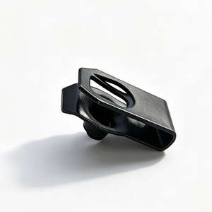 Elemento di Fissaggio in Lamiera per Settore Automobilistico, Stampato Progressivamente e Filettato, Zincato Nero, per Assemblaggio Pannelli, Clip a U - Product Image 4
