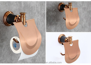 Raccords de <span class=keywords><strong>plomberie</strong></span> Matériel de toilette Ensemble d'<span class=keywords><strong>accessoires</strong></span> de salle de bain de luxe pour hôtel Accessoire de salle de bain or rose - Product Image 3