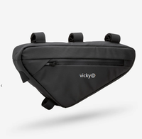 Vente flash : sac de selle triangulaire pour vélo, rangement pour téléphone sous le tube avant, sac de cadre de vélo