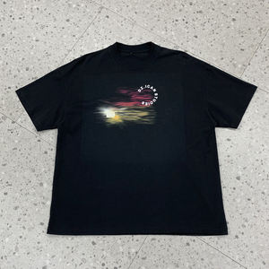 เสื้อยืดโอเวอร์ไซส์คอกลมผ้าฝ้าย100% พรีเมี่ยมสำหรับผู้ชายเสื้อยืดพิมพ์ลายกราฟิก280 GSM รุ่นเฮฟวี่เวท - Product Image 1