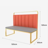 Ensemble de salle à manger multifonctionnel de style moderne Table basse et canapé élégants en bois massif pour hôtels et restaurants