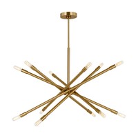 Lustre LED en marbre nordique XINZHONG pour cuisine et chambre à coucher, design linéaire en laiton, suspension à bougie, luminaire de plafond