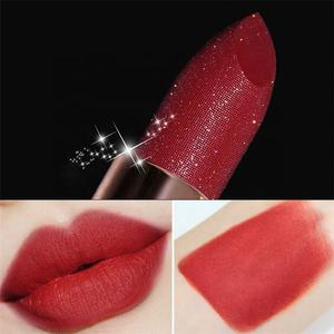 Label Pribadi Casing Lipstik Dekorasi Berlian Imitasi Matte, Mudah Diwarnai Lipstik Tahan Lama - Product Image 4