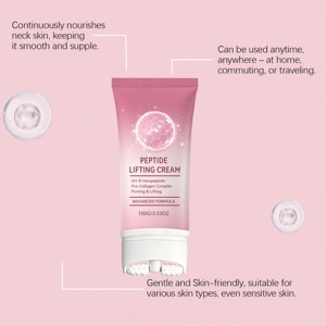 Crema para el cuidado del cuello, suave, refrescante, para un cuello elástico y terso, masaje diario con rodillo, crema para el cuidado del cuello - Product Image 3