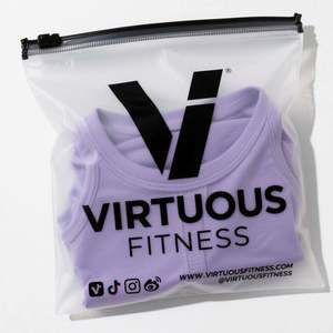 Bolsa con Cierre de Cremallera Esmerilada de Alta Calidad, Material Nuevo, Tamaño Personalizado, Impresión en Huecograbado, Biodegradable, para Empaque de Joyería, MOQ Bajo - Product Image 3