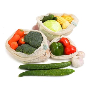 Tự Do Mua Sắm Sinh Thái Rau Lưới Chuỗi Bao Bì Net Cho Trái Cây Tái Sử Dụng Bông <span class=keywords><strong>Cotton</strong></span> Hữu Cơ Sản Phẩm Túi - Product Image 3