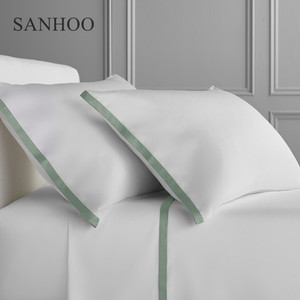 SANHOO Housse de Couette Luxe Rayée en Coton Épais 400 Fils, Ensemble de Literie Douillet et Chaud - Product Image 6