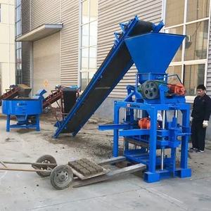 LONTA QTJ4-30A Semi Automatic 4 <strong>6</strong> 8 Inch Interlock Hollow Road Paver Mould <strong>Cement</strong> Concrete Brick <strong>Block</strong> Making <strong>Machine</strong> Machinery - Product Image 1