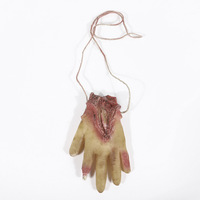 Accesorios para trucos de Halloween, colgante de dedo de órganos humanos simulados, casa embrujada aterradora, accesorios para habitación secreta
