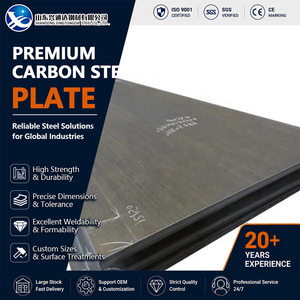 Shot Blasting SS400 Hot Rolled Annealed 20mm 1250mm Laser Cutting EN 10025 Carbon Steel Plate for Engineering - Product Image 1